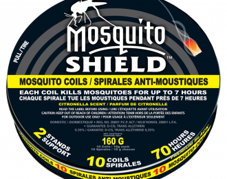 MS0402 – MOSQUITO SHIELD™ MOSQUITO COILS TIN 60 hrs 160g
