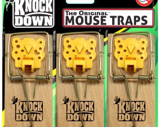 KD606T – KNOCK DOWN™ – CHEESE PEDAL MOUSE TRAP – 3 pack